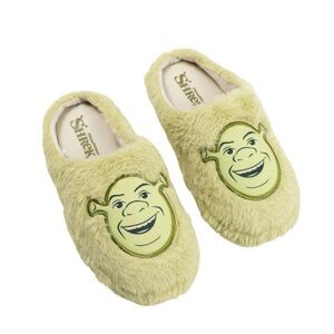 Shrek Unisex Adult Mule Slippers / Green